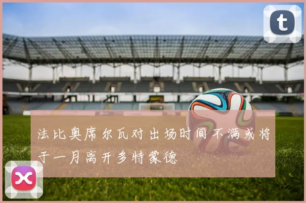 法比奥席尔瓦对出场时间不满或将于一月离开多特蒙德