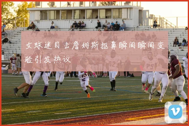 女球迷目击詹姆斯抠鼻瞬间瞬间变脸引发热议